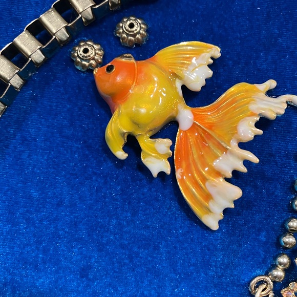 FRAMED JEWELRY ART COLLAGE IN STUNNING COLORS. HANDMADE UNIQUE OOAK GIFT 🎁 IDEA - Picture 5 of 13